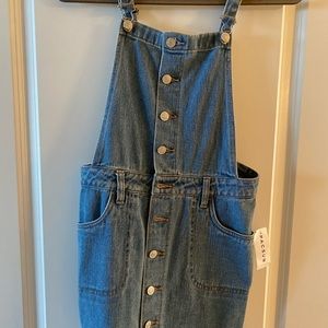 Pacsun overall dress denim dress